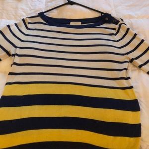 Kate Spade Nautical 85% Silk Sweater Shirt